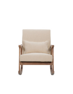 Silla mecedora Jane beige