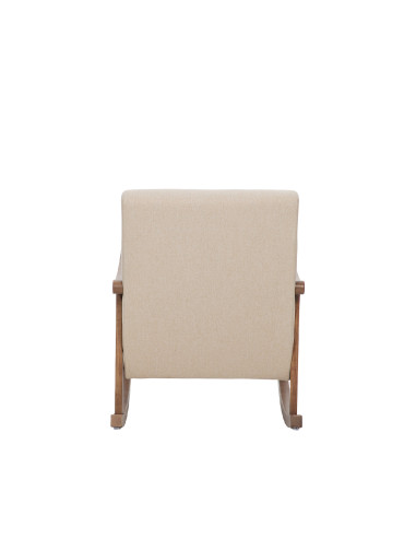 Silla Mecedora Jane Beige - Mueble de Living Moderno y Cómodo