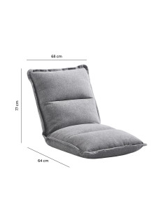 Silla Tatami ajustable gris 2