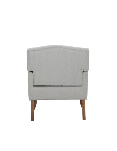 Sitial Reece Gris de Madera de Caucho y Espuma 25D - 150 kg