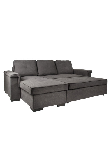 Sofá Seccional Beatrice Gris Oscuro - Elegancia y Comodidad