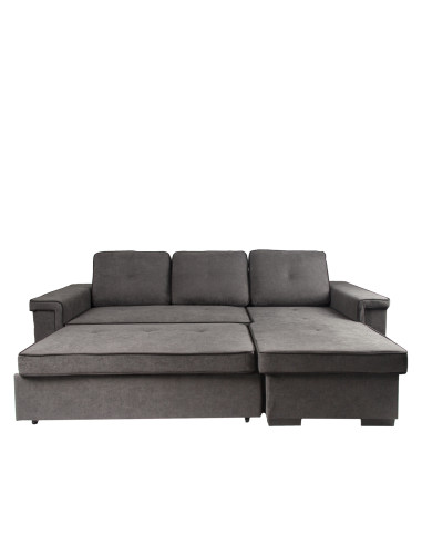 Sofá Seccional Beatrice Gris Oscuro - Elegancia y Comodidad