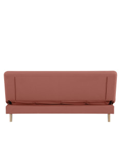 Futón con almacenaje Argis rosado 2