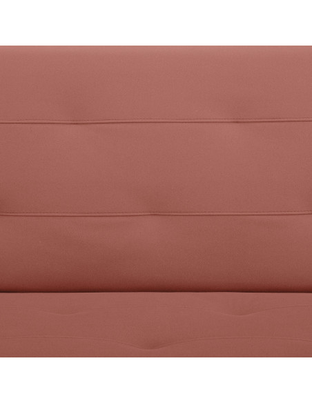 Futón con almacenaje Argis rosado