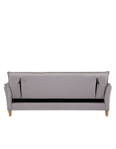 Futón con almacenaje Narvik gris claro 2