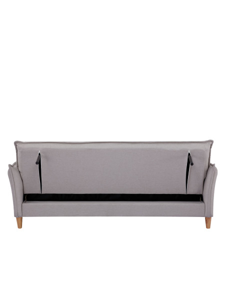 Futón con almacenaje Narvik gris claro