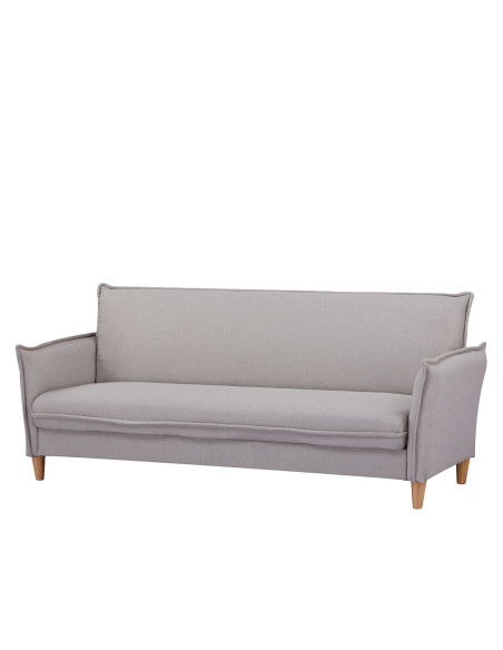 Futón con almacenaje Narvik gris claro