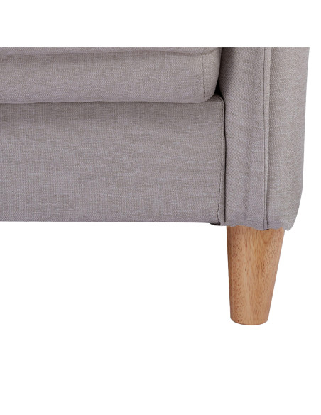 Futón con almacenaje Narvik gris claro