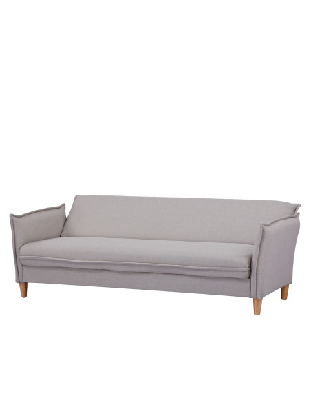 Futón con almacenaje Narvik gris claro