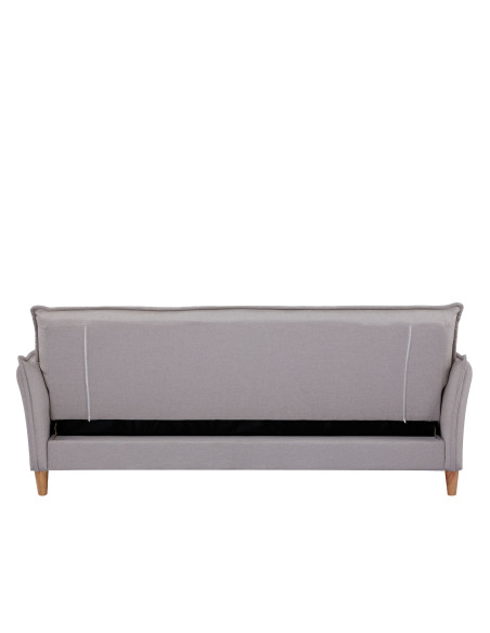 Futón con almacenaje Narvik gris claro