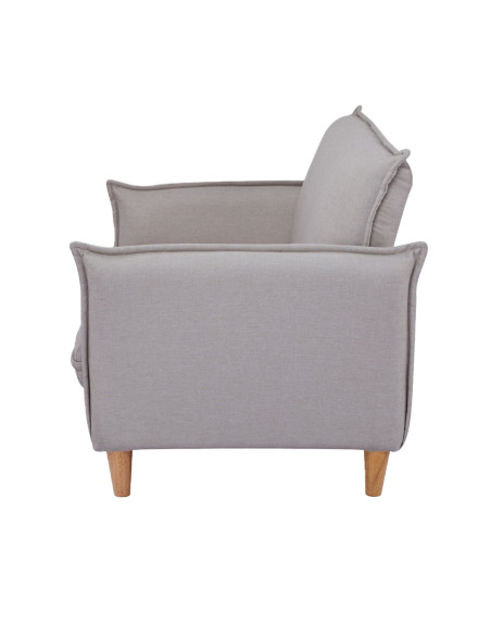 Futón con almacenaje Narvik gris claro