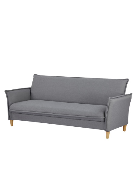 Futón con almacenaje Narvik gris oscuro