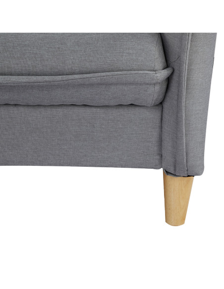 Futón con almacenaje Narvik gris oscuro