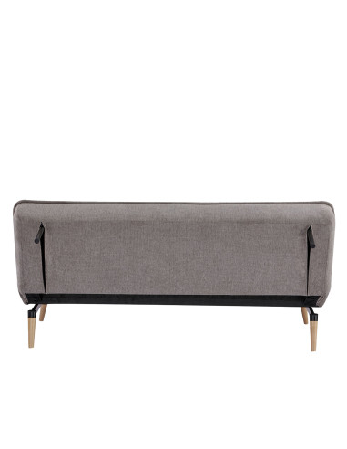 Futón Kiruna Gris 3 Cuerpos para Living - DKo Home