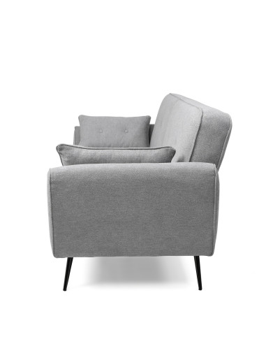 Futón Niccoló Gris Claro - Sofá Cama Moderno y Funcional
