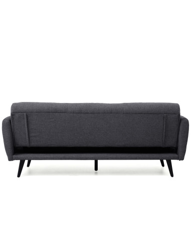 Futón Tino Gris Oscuro - Sofá Cama Moderno y Elegante