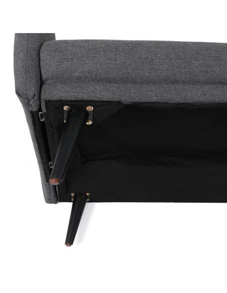 Futón Tino gris oscuro