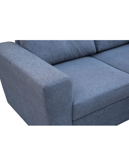 Sofá cama seccional Asher gris oscuro