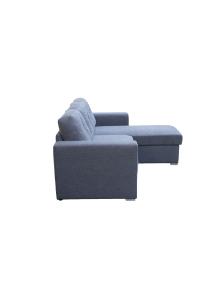 Sofá cama seccional Asher gris oscuro