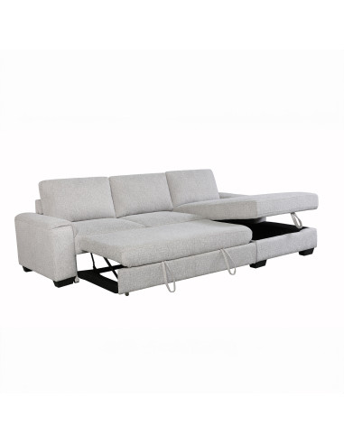 Sofá Cama Seccional Romano Gris - Moderno y Funcional