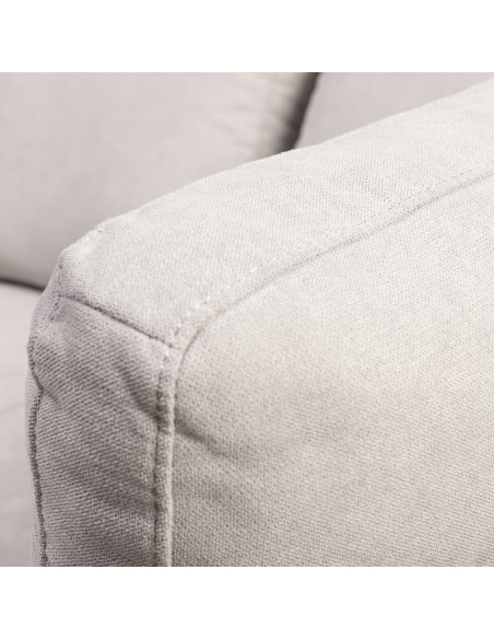 Sofá 2 cuerpos Alara gris claro