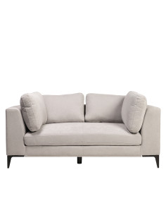 Sofá 2 cuerpos Alara gris claro