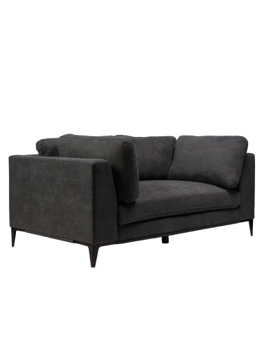 Sofá 2 Cuerpos Alara Gris Oscuro - Lujo y Comodidad en tu Living