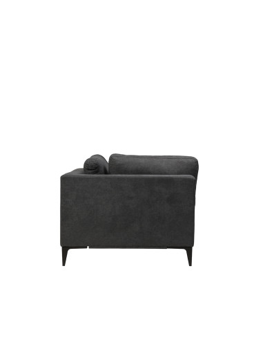 Sofá 2 Cuerpos Alara Gris Oscuro - Lujo y Comodidad en tu Living