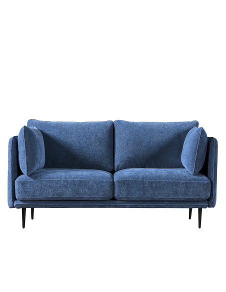 Sofá 2 cuerpos Dayton azul