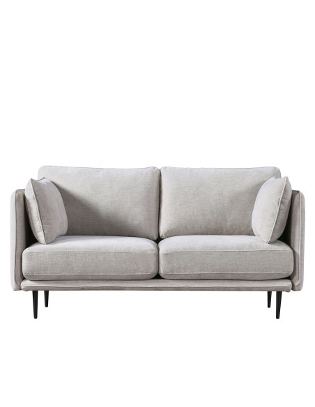 Sofá 2 cuerpos Dayton gris claro