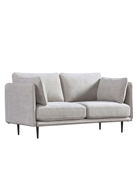 Sofá 2 cuerpos Dayton gris claro