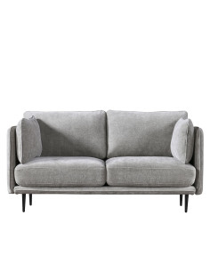 Sofá 2 cuerpos Dayton gris oscuro