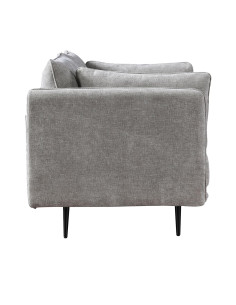 Sofá 2 cuerpos Dayton gris oscuro 2