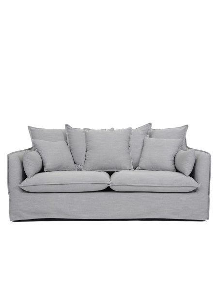 Sofa 2 cuerpos Hobart gris