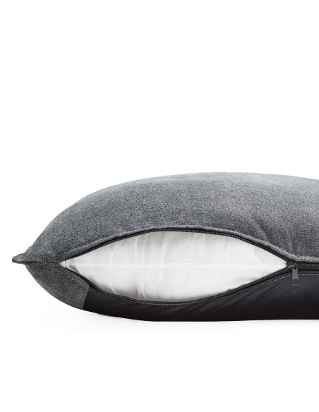 Sofá 2 cuerpos Maya gris