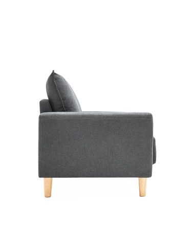 Sofá 2 Cuerpos Maya Gris - Mueble Moderno para Living