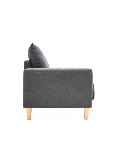 Sofá 2 cuerpos Maya gris