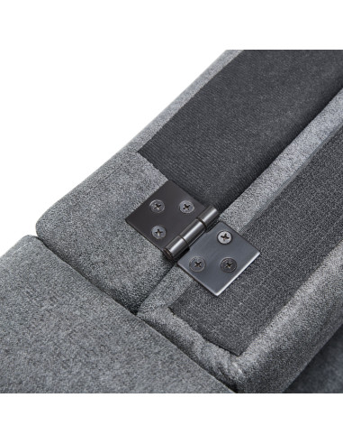 Sofá 2 Cuerpos Maya Gris - Mueble Moderno para Living