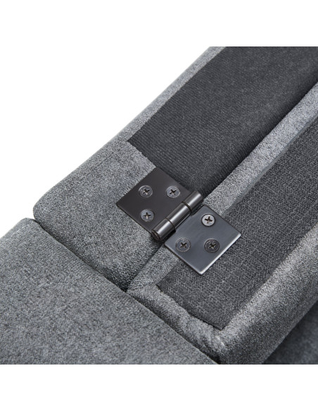 Sofá 2 cuerpos Maya gris