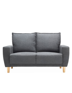 Sofá 2 cuerpos Maya gris