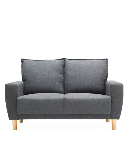 Sofá 2 cuerpos Maya gris