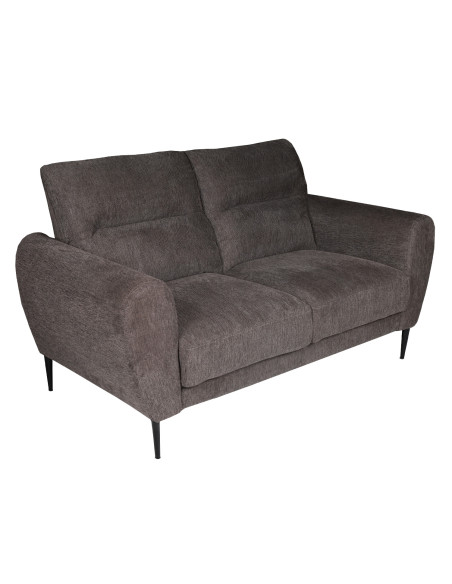 Sofá 2 cuerpos Nantes gris