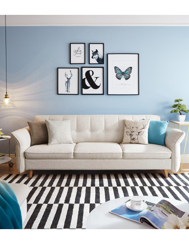 Sofá 3 cuerpos Gala beige