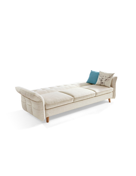 Sofá 3 cuerpos Gala beige