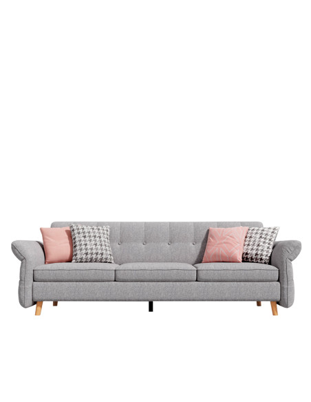 Sofá 3 cuerpos Gala gris