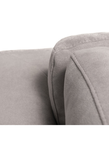 Sofá 3 cuerpos Alara gris claro