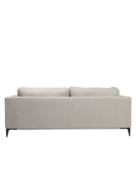 Sofá 3 cuerpos Alara gris claro