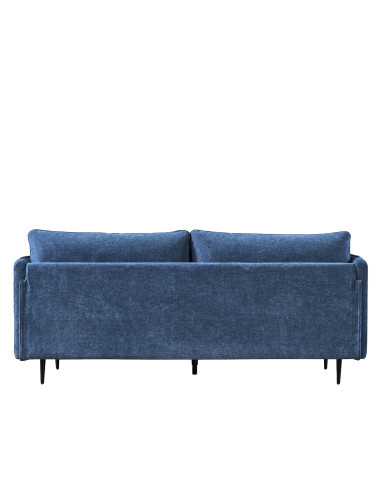 Sofá 3 Cuerpos Dayton Azul - Mueble de Living Cómodo y Duradero