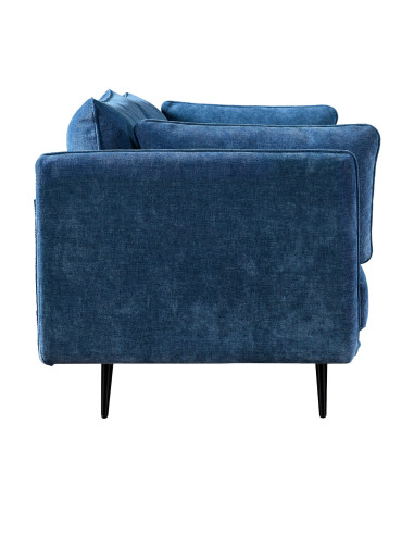 Sofá 3 Cuerpos Dayton Azul - Mueble de Living Cómodo y Duradero