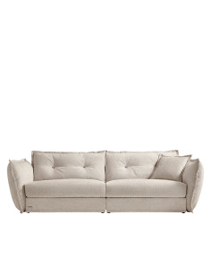 Sofá 3 cuerpos Larisa blanco